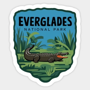 Everglades National Park Florida Alligator Sticker